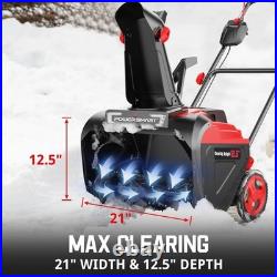 PowerSmart 21-Inch 40V Cordless Snow Blower, 980lbs/m, Brushless Motor, Compact PowerSmart 21-Inch 40V Cordless Snow Blower, 980lbs/m, Brushless Motor, Compact