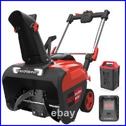 PowerSmart 21 inch 80V Single Stage Snow Blower with 6.0Ah Battery & Charger NEW