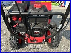 PowerSmart 24 2-Stage Electric Start Gas Snow Blower Heated Handles & LED