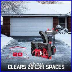PowerSmart 80V 24 Cordless Snow Blower, 45ft Distance, Steel Chute, 6Ah Battery PowerSmart 80V 24 Cordless Snow Blower, 45ft Distance, Steel Chute, 6Ah Battery