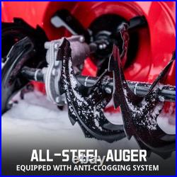 PowerSmart Snow Blower, Eletric Start, 212cc 4-Cycle, 180º Chute, Steel Auger PowerSmart Snow Blower, Eletric Start, 212cc 4-Cycle, 180º Chute, Steel Auger