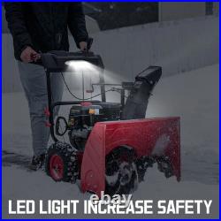 PowerSmart Snow Blower, Eletric Start, 212cc 4-Cycle, 180º Chute, Steel Auger PowerSmart Snow Blower, Eletric Start, 212cc 4-Cycle, 180º Chute, Steel Auger