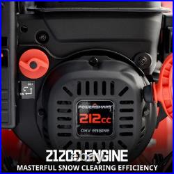 PowerSmart Snow Blower, Eletric Start, 212cc 4-Cycle, 180º Chute, Steel Auger PowerSmart Snow Blower, Eletric Start, 212cc 4-Cycle, 180º Chute, Steel Auger