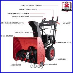 PowerSmart Snow Blower, Eletric Start, 212cc 4-Cycle, 180º Chute, Steel Auger PowerSmart Snow Blower, Eletric Start, 212cc 4-Cycle, 180º Chute, Steel Auger