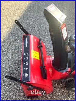 PowerSmart snow blower self propelled gas with electric start and handle warmer
