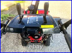 PowerSmart snow blower self propelled gas with electric start and handle warmer