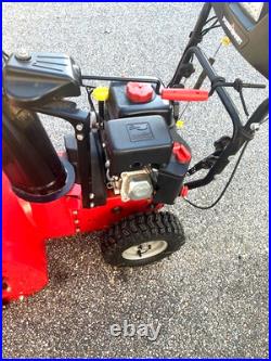 PowerSmart snow blower self propelled gas with electric start and handle warmer