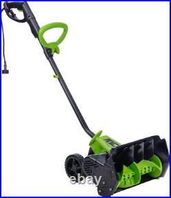 Powerful 16 Electric Snow Shovel by Earthwise Moves 430 lbs of SnowithMin Powerful 16 Electric Snow Shovel by Earthwise Moves 430 lbs of SnowithMin