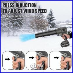 Powerful Cordless 20V Snow & Leaf Blower with Dual Batteries & Adjustable Nozzle Powerful Cordless 20V Snow & Leaf Blower with Dual Batteries & Adjustable Nozzle