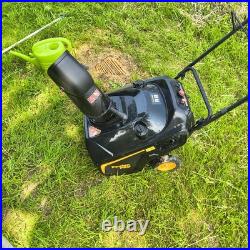 Pullon Pro Snowblower Light Leather Paddles Great Condition