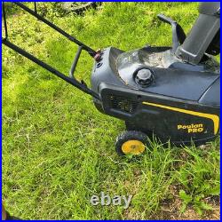 Pullon Pro Snowblower Light Leather Paddles Great Condition