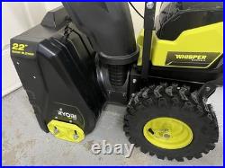 READ Ryobi RY408015 40V HP Brushless Whisper Serie 22 TwoStage Snow Blower