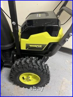 READ Ryobi RY408015 40V HP Brushless Whisper Serie 22 TwoStage Snow Blower