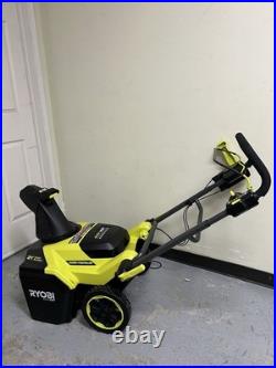 (READ) Ryobi RY40HPSN02 40V 21 single stage Snow Blower -Tool Only