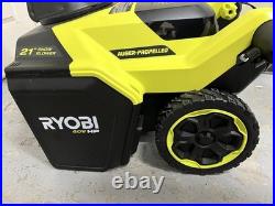 (READ) Ryobi RY40HPSN02 40V 21 single stage Snow Blower -Tool Only