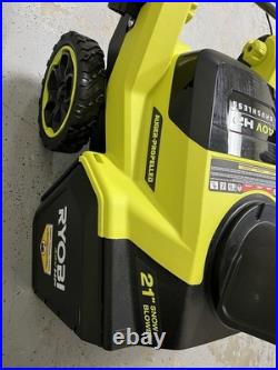 (READ) Ryobi RY40HPSN02 40V 21 single stage Snow Blower -Tool Only