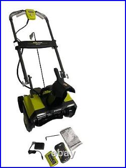 RY40805VNM New Ryobi 40V 20 Snow Blower with 5ah battery and charger