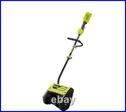 RYOBI 12 in. Cordless Electric One-Stage Snow Shovel with 4.0 Ah Battery & Charger