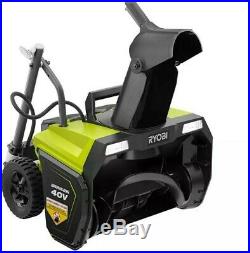 RYOBI 20 in. Cordless Snow Blower 40v with LED Headlights BRUSHLESS