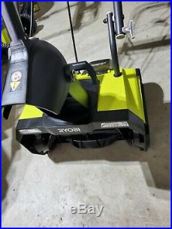 RYOBI 20 in. Cordless Snow Blower 40v with LED Headlights BRUSHLESS