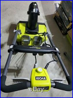 RYOBI 20 in. Cordless Snow Blower 40v with LED Headlights BRUSHLESS