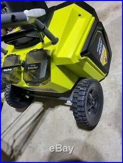 RYOBI 20 in. Cordless Snow Blower 40v with LED Headlights BRUSHLESS