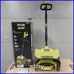 RYOBI 40V 12 in. Cordless Electric Snow Shovel (Tool Only) RYOBI 40V 12 in. Cordless Electric Snow Shovel (Tool Only)