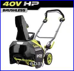 RYOBI 40V 18 in Snow Blower Single-Stage Auger-Propelled (Tool only)