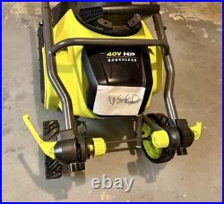 RYOBI 40V 18in Snow Blower Single-Stage USED (Has Cosmetic Damage) (Tool only)