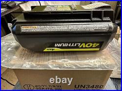 RYOBI 40V Cordless 12-inch Wheeled Snow Shovel with 40v Battery (NO CHARGER)