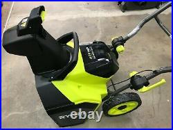 RYOBI 40V HP Brushless 18 in. Single-Stage Cordless Electric Snow Blower KIT, GR