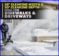 RYOBI 40V HP Brushless 18 in. Single-Stage Snow Blower RY40809VNM (Tool Only)
