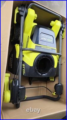 RYOBI 40V HP Brushless 21 in Single Stage Cordless Snow Blower RY40HPSN02K2