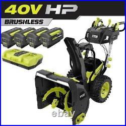 RYOBI 40V HP Brushless Cordless Electric 24 in. Self-Propelled 2-Stage Snow Blow