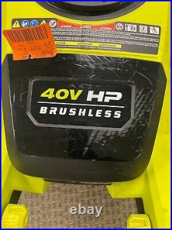 RYOBI 40V HP Brushless Whisper 21 in. Cordless Single-Stage Snow Blower RY408010