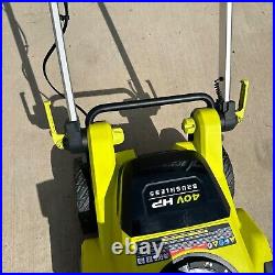 RYOBI 40V HP Brushless Whisper 21 in. Cordless Single-Stage Snow Blower RY408010