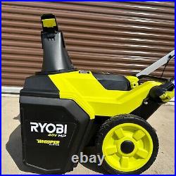 RYOBI 40V HP Brushless Whisper 21 in. Cordless Single-Stage Snow Blower RY408010