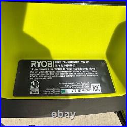 RYOBI 40V HP Brushless Whisper 21 in. Cordless Single-Stage Snow Blower RY408010