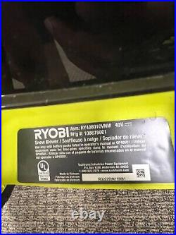 RYOBI 40V HP Brushless Whisper 21 in. Cordless Snow Blower RY408010(tool only)