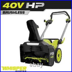 RYOBI 40-Volt HP Brushless 21 in. Whisper Series Single-Stage Cordless Electric