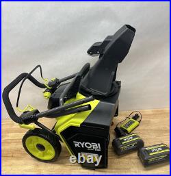 RYOBI Electric Snow Blower 40V 18 in 1-Stage 2 (6ah) batteries