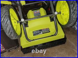 RYOBI Electric Snow Blower 40V HP Brushless 18 in. Single-Stage (Tool-Only) RYOBI Electric Snow Blower 40V HP Brushless 18 in. Single-Stage (Tool-Only)