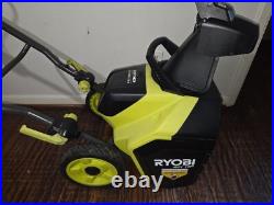 RYOBI Electric Snow Blower 40V HP Brushless 18 in. Single-Stage (Tool-Only) RYOBI Electric Snow Blower 40V HP Brushless 18 in. Single-Stage (Tool-Only)