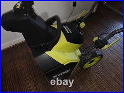 RYOBI Electric Snow Blower 40V HP Brushless 18 in. Single-Stage (Tool-Only) RYOBI Electric Snow Blower 40V HP Brushless 18 in. Single-Stage (Tool-Only)