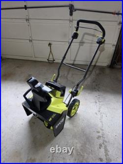 RYOBI ONE+ 18V 18in Brushless Single-Stage Battery Snow Blower PBLSN01