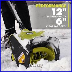 RYOBI RY408013BTL- 40V 12 in. Cordless Electric Snow Shovel (Tool Only) RYOBI RY408013BTL- 40V 12 in. Cordless Electric Snow Shovel (Tool Only)