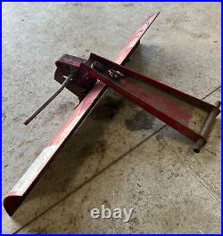 Rare Vintage 40 Wheel Horse Grader Blade Model 7-1114