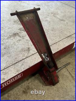 Rare Vintage 40 Wheel Horse Grader Blade Model 7-1114