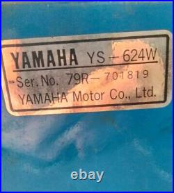 Rare Yamaha YS624W Snowblower Auger Worm Gear 7KA516380000 & Shaft 7Y6516360100