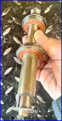 Rare Yamaha YS624W Snowblower Friction Plate Shaft 75W463350000 & Bearings SAVE